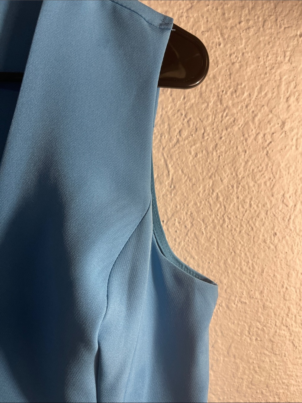 Milk & Honey Brand Women's Blue Sleeveless Blazer Vest Medium - Picture 5 of 7